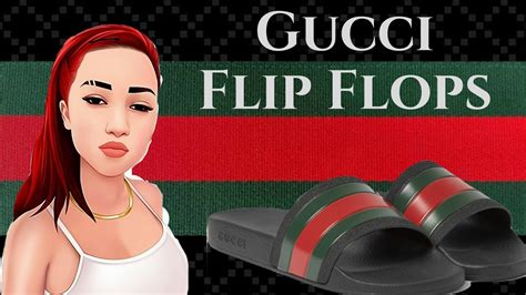 bhad bhabie gucci flip flop|gucci flip flops download.